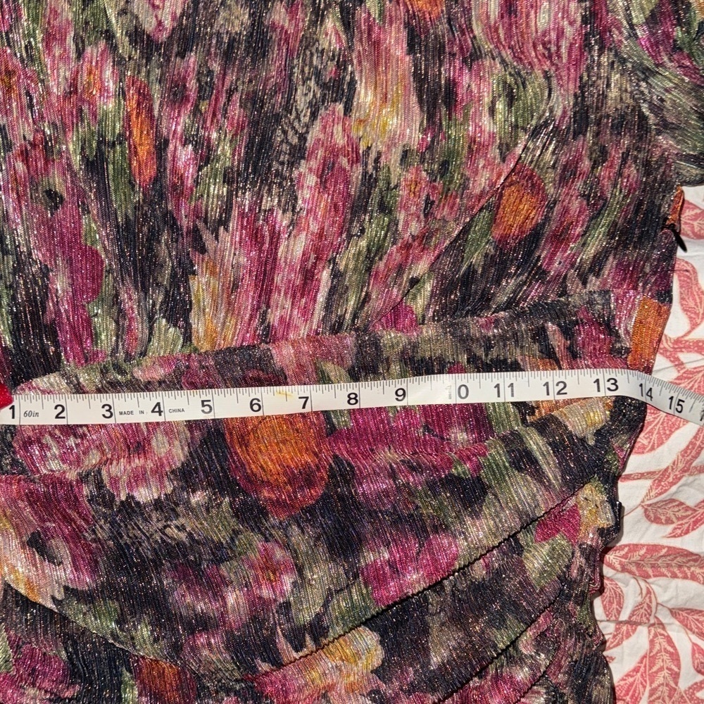 Lavender Brown Multicolor Long Sleeve Dress - Picture 11 of 16